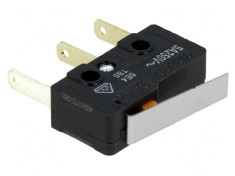 Microintrerupator SNAP ACTION 5A 125VAC cu maneta SPDT foto
