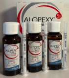 Alopexy 5 % Minoxidil - Pachet cu 3 flacoane x 60 ml ( tratament pentru 3 luni )