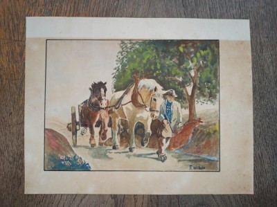 ACUARELA F.WILHELM, 1928, SIBIU foto
