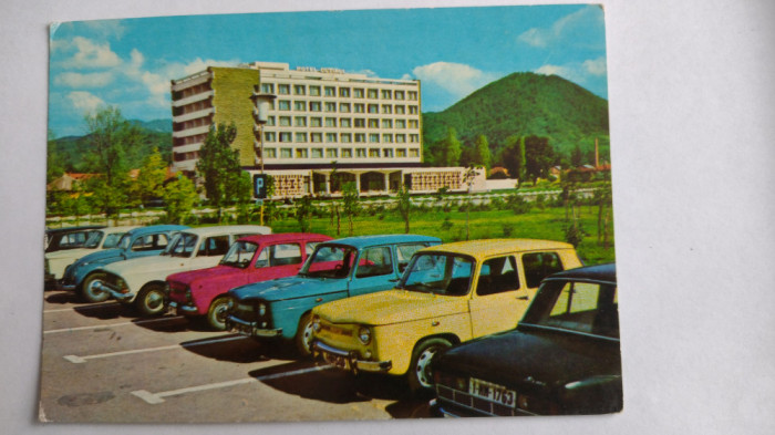 Baia Mare hotel Gutinul auto Dacia 1100 foto Sandu Mendrea