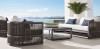 Set mobilier premium din aluminiu, pentru terasa/gradina/balcon, model Bari, Virtuoso