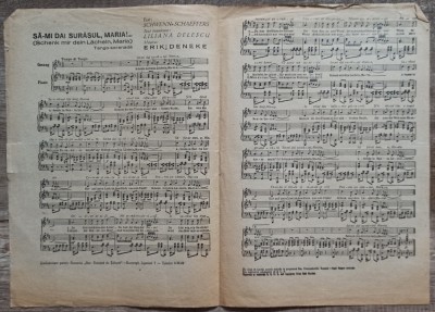 Ne iubim dintr-o mica intamplare// partitura foto