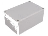 Carcasă universală polistiren gri IP65 78mm x 118mm x 54mm