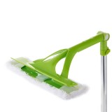 Stergator profesional pt curatare geamuri exterioare+maner extensibil+microfibra