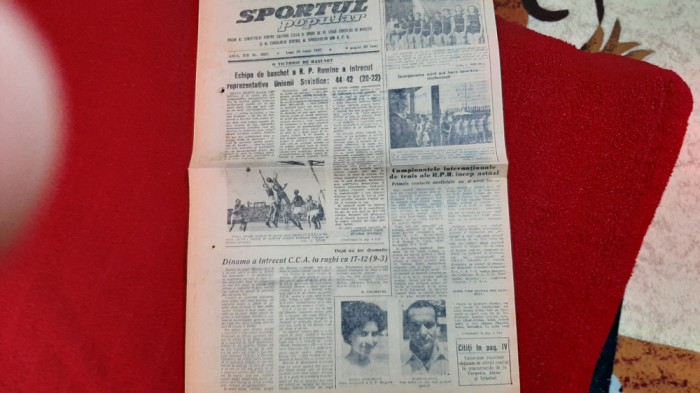 Ziar Sportul Popular 10 06 1957