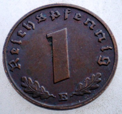 2.712 GERMANIA 1 REICHSPFENNIG 1938 E foto