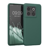 Husa kwmobile pentru OnePlus 10T , Silicon, Verde, 59638.166, Carcasa