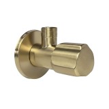 Robinet colțar 02 1/2" x 3/8" Brush Gold