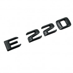 Emblema E 220 Negru, pentru spate portbagaj Mercedes