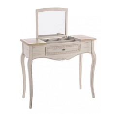 Consola, lemn bej maro, Clarisse, 90x40x80 cm