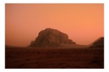 Tablou Canvas pe temă de peisaj desert la apusul soarelui, 39 x 26 cm, CMCLASS