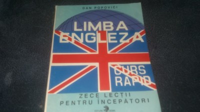 DAN POPOVICI - LIMBA ENGLEZA ZECE LECTII PENTRU INCEPATORI foto