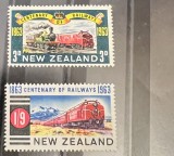 1963. New Zealand. Trains