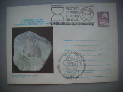 HOPCT PLIC 1839 SOMNUL 1906 -CENTENARUL NASTERE C-TIN BRANCUSI 1976-ROMANIA foto