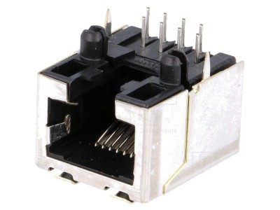 Conector RJ45 8P8C pentru PCB THT foto