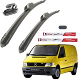 Cumpara ieftin Stergatoare Parbriz Flat Mercedes Vito W638 (1996-2003) TeamCar&reg; Set Fata 22"+22"