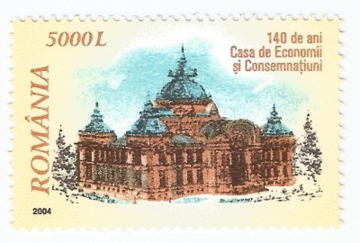 Romania, LP 1653/2004, C.E.C. - 140 de ani de la fondare, MNH foto