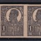 ROMANIA - 1920 FERDINAND UZUALE BUST MARE - 1 BAN PERECHE NEDANTELATA