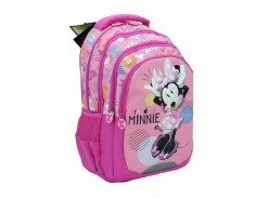 Ghiozdan ergonomic scolar, fetite clasele 0-IV, Minnie Mouse roz, Pigna, MNRS2133-2 foto