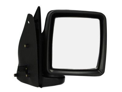 Oglinda exterioara Opel Combo C, Tour 2002-10.2010 partea dreapta View Max crom convex carcasa neagra reglare electrica cu incalzire 5556526M foto