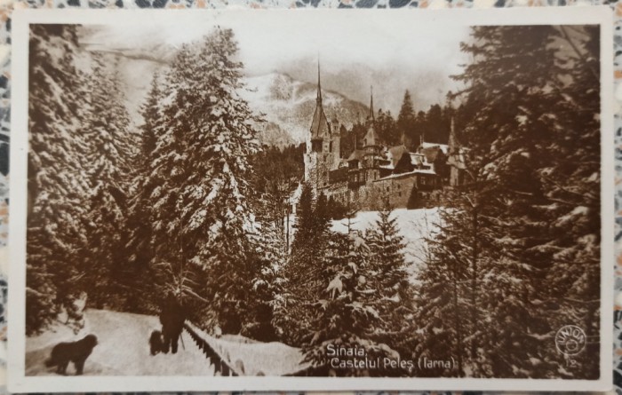 Sinaia, Castelul Peles (Iarna)// CP