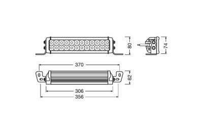 PROIECTOR LED 6000K, 2100 LM - LEDriving LIGHTBAR VX250-CB OSRAM foto