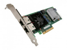Placa Retea Dell 0JM42W, Intel X520-t2 10GB Dual Port RJ45, PCI-e 8x foto