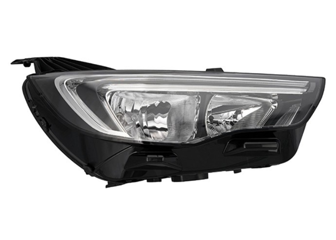 Far Opel Grandland X, 06.2017-08.2021, montare fata, stanga, H7+H7+LED+PSY24W; electric; fara deckel; fara modul LED; cu modul LED; cu motor; halogen