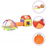 Cort de joaca pentru copii 250 bile, multicolor, 338x123x111 cm GartenMobel Dekor, vidaXL