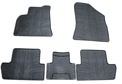 Set covorase auto din cauciuc Peugeot 3008 2009-08.2016, Peugeot 5008 2009-04.2017, Negru, Gledring, 5 buc. foto