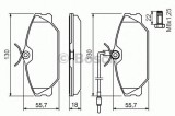 Set placute frana,frana disc RENAULT MEGANE I Break (KA0/1) (1999 - 2003) BOSCH 0 986 461 765