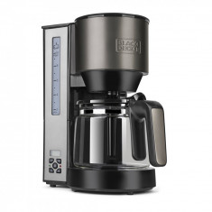 Cafetiera programabila 12 cupe Black+Decker 1.25 L 1000 W