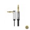 Cablu Audio 3.5mm - 3.5mm UGREEN AV119 Angled 0.5m Negru