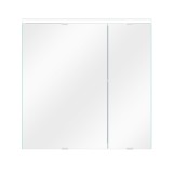 Dulap Baie cu Oglindă și LED Essential, 60 x 60 x 17 cm, Alb