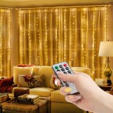 Cumpara ieftin Perdea luminoasa - 300 micro LEDuri - alb cald - 3 x 3 m - 230V - cu telecomanda Best CarHome