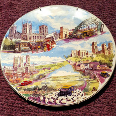 Farfurie de colectie de ceramica Ringtons Heritage Plate. Made by Wade, 25 cm