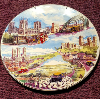 Farfurie de colectie de ceramica Ringtons Heritage Plate. Made by Wade, 25 cm foto