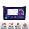 Navigatie HHyundai I30 2011-2016 Android Octa Core Ecran 2K QLED GPS 4G 4+32GB 360 KIT-i30-2011+EDT-E409-2K CarStore Technology