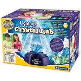 Set experimente Cristal cu LED, creste cristale de diferite culori, 8 ani+, Brainstorm