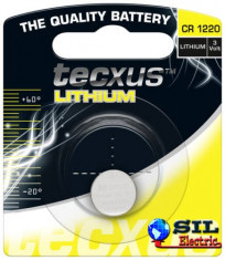 Baterie buton litiu CR1220 1buc/blister Tecxus foto