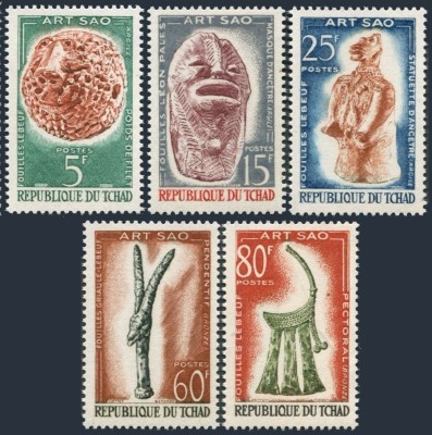 CHAD, MANUFACTURĂ/ARTĂ - 2 SERII COMPLETE MNH (2 FOTO) foto