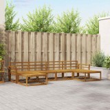 vidaXL Set de canapele de exterior 6 pcs natural Lemn Solid de Acacia 3367962