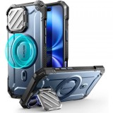 Husa MagSafe pentru Apple iPhone 16, Supcase, Unicorn Beetle XT, Bleu