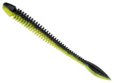 Naluca Power Bait Power Flail, Black Snsne Yellow, 9cm, 8buc/plic