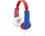 Cumpara ieftin Casti JVC pentru copii HA-KD7-RNE, Over-ear, rosu-albastru