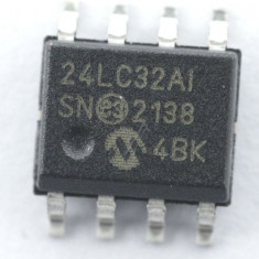 24LC32A-I/SN IC EEPROM SERIELL 32KBYTE, 24LC32 SOIC-8 MICROCHIP Originale