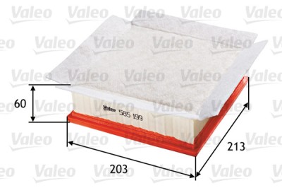 VALEO 585199 Filtru aer foto