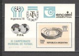 Argentina.1978 C.M. de fotbal ARGENTINA-Bl. GA.268, Nestampilat