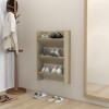 Gossi pantofar de perete, stejar sonoma, 60x18x90 cm, pal