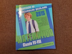 MATEMATICA OLIMPIADE SI CONCURSURI SCOLARE CLASELE VII-VIII 2015 LEONARD GIUGIUC